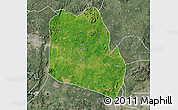Satellite Map of Keffi, semi-desaturated
