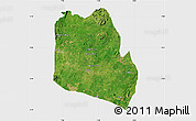 Satellite Map of Keffi, single color outside