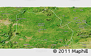 Satellite Panoramic Map of Keffi