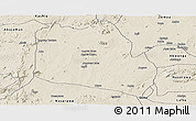 Shaded Relief Panoramic Map of Keffi