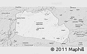 Silver Style Panoramic Map of Keffi