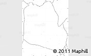 Blank Simple Map of Keffi, no labels