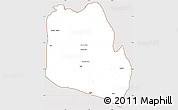 Classic Style Simple Map of Keffi, cropped outside