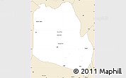 Classic Style Simple Map of Keffi
