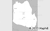 Gray Simple Map of Keffi