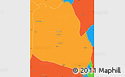 Political Simple Map of Keffi