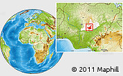 Physical Location Map of Lafia, highlighted parent region