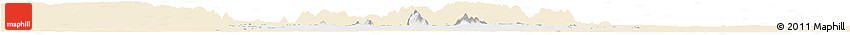 Classic Style Horizon Map of Shendam, single color outside