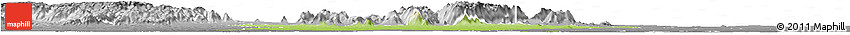 Physical Horizon Map of Shendam, desaturated