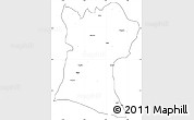 Blank Simple Map of Shendam, cropped outside