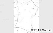 Blank Simple Map of Shendam