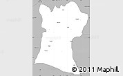 Gray Simple Map of Shendam