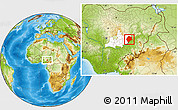 Physical Location Map of Wase, highlighted parent region
