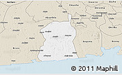 Classic Style 3D Map of Akukutor