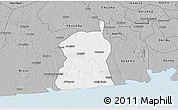 Gray 3D Map of Akukutor