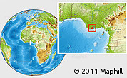 Physical Location Map of Akukutor