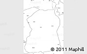 Blank Simple Map of Akukutor