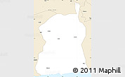 Classic Style Simple Map of Akukutor