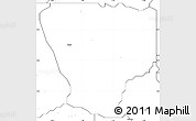 Blank Simple Map of Etche