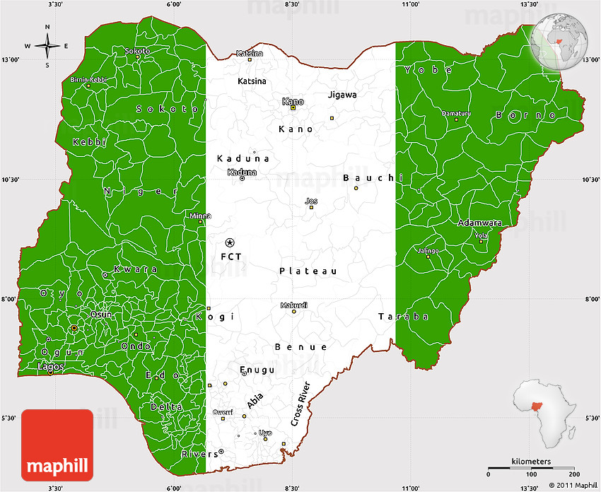 Image result for nigeria map