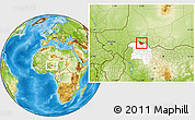 Physical Location Map of Gada, highlighted parent region