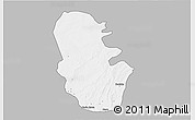 Gray 3D Map of Maradun, single color outside