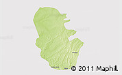 Physical 3D Map of Maradun, cropped outside