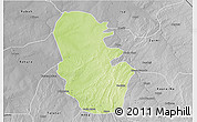 Physical 3D Map of Maradun, desaturated