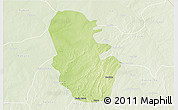 Physical 3D Map of Maradun, lighten