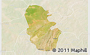 Satellite 3D Map of Maradun, lighten