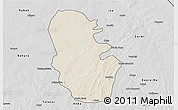Shaded Relief 3D Map of Maradun, desaturated