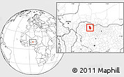 Blank Location Map of Maradun