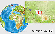 Physical Location Map of Maradun, highlighted parent region