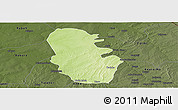 Physical Panoramic Map of Maradun, darken