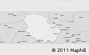 Silver Style Panoramic Map of Maradun