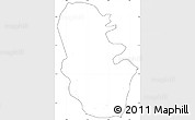Blank Simple Map of Maradun, cropped outside, no labels
