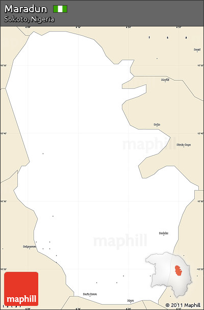 Classic Style Simple Map of Maradun