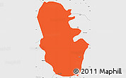Political Simple Map of Maradun, single color outside, borders and labels