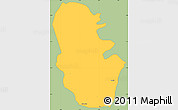 Savanna Style Simple Map of Maradun, single color outside