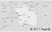 Silver Style 3D Map of Yabo