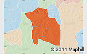 Political Map of Yabo, lighten
