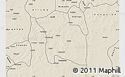 Shaded Relief Map of Yabo