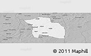 Gray Panoramic Map of Yabo