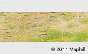 Satellite Panoramic Map of Yabo