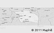 Silver Style Panoramic Map of Yabo