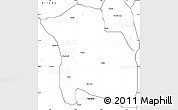 Blank Simple Map of Yabo