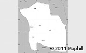 Gray Simple Map of Yabo