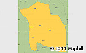 Savanna Style Simple Map of Yabo