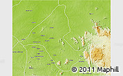 Physical 3D Map of Donga