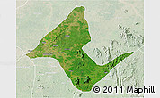 Satellite 3D Map of Donga, lighten